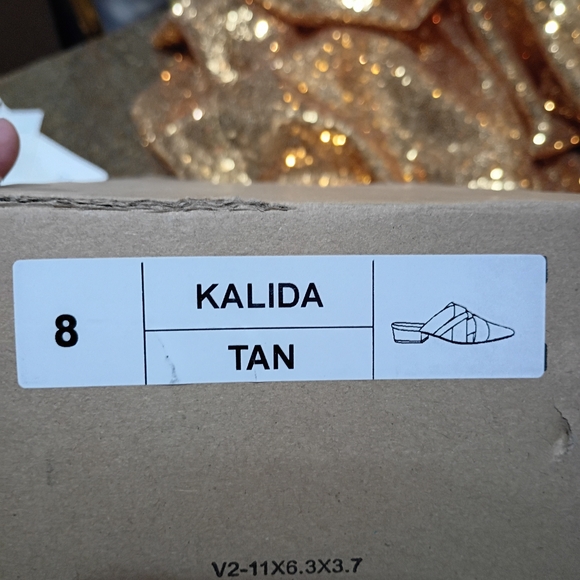 Journee Collection Tan Suede Mules - Picture 4 of 4